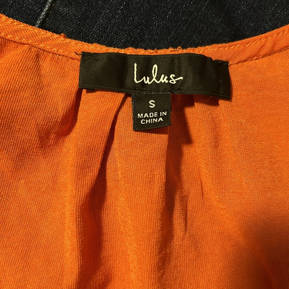 Lulus Orange Crop Top and Maxi Skirt Set - Small - Picture 9 of 10